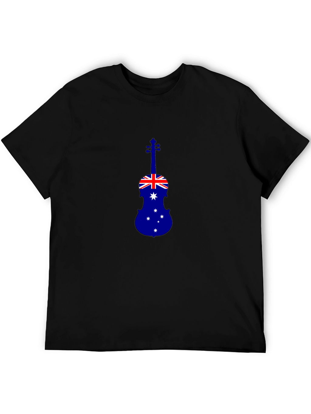 Australia Flag Violin T-Shirt
