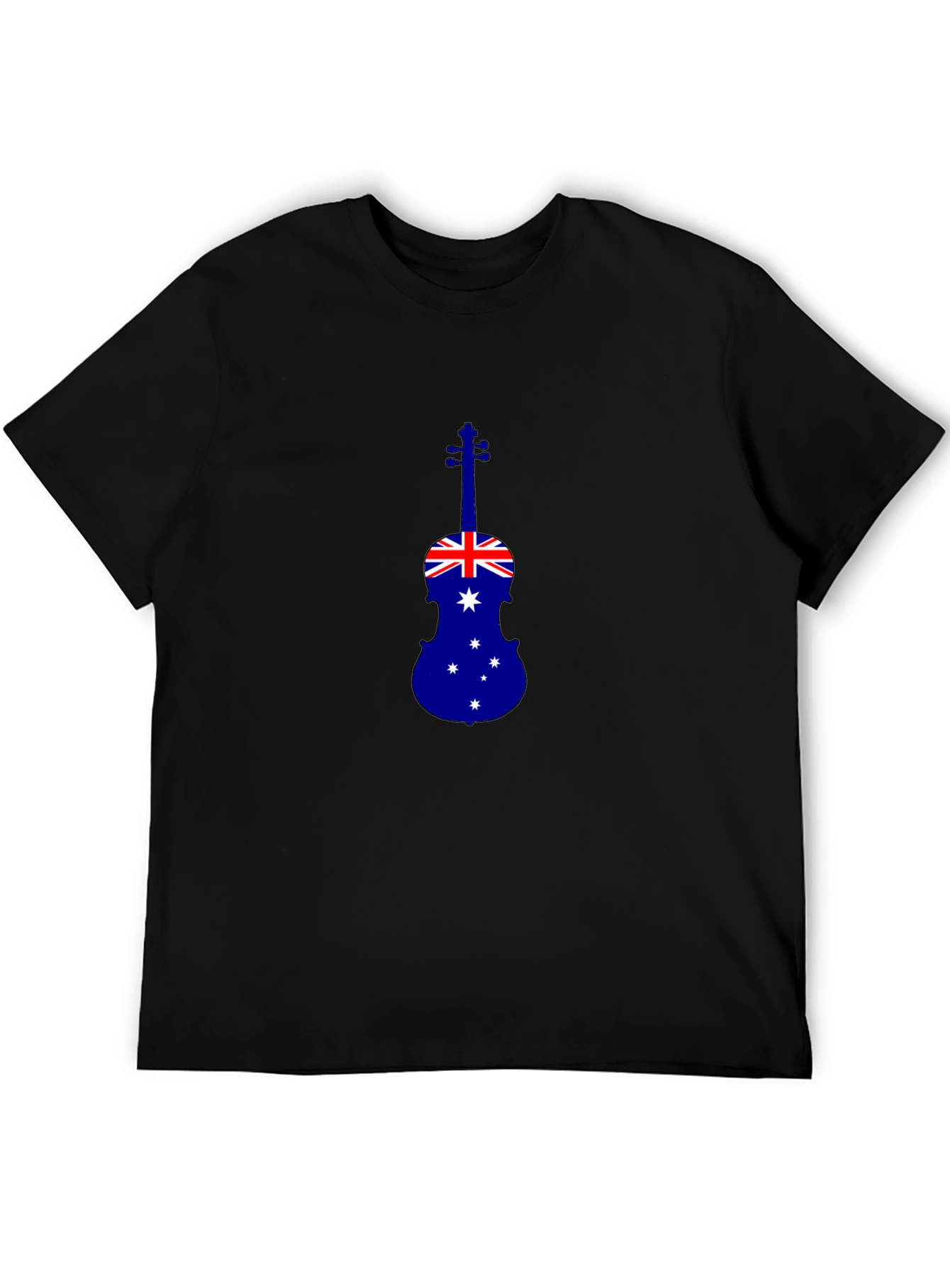 Australia Flag Violin T-Shirt