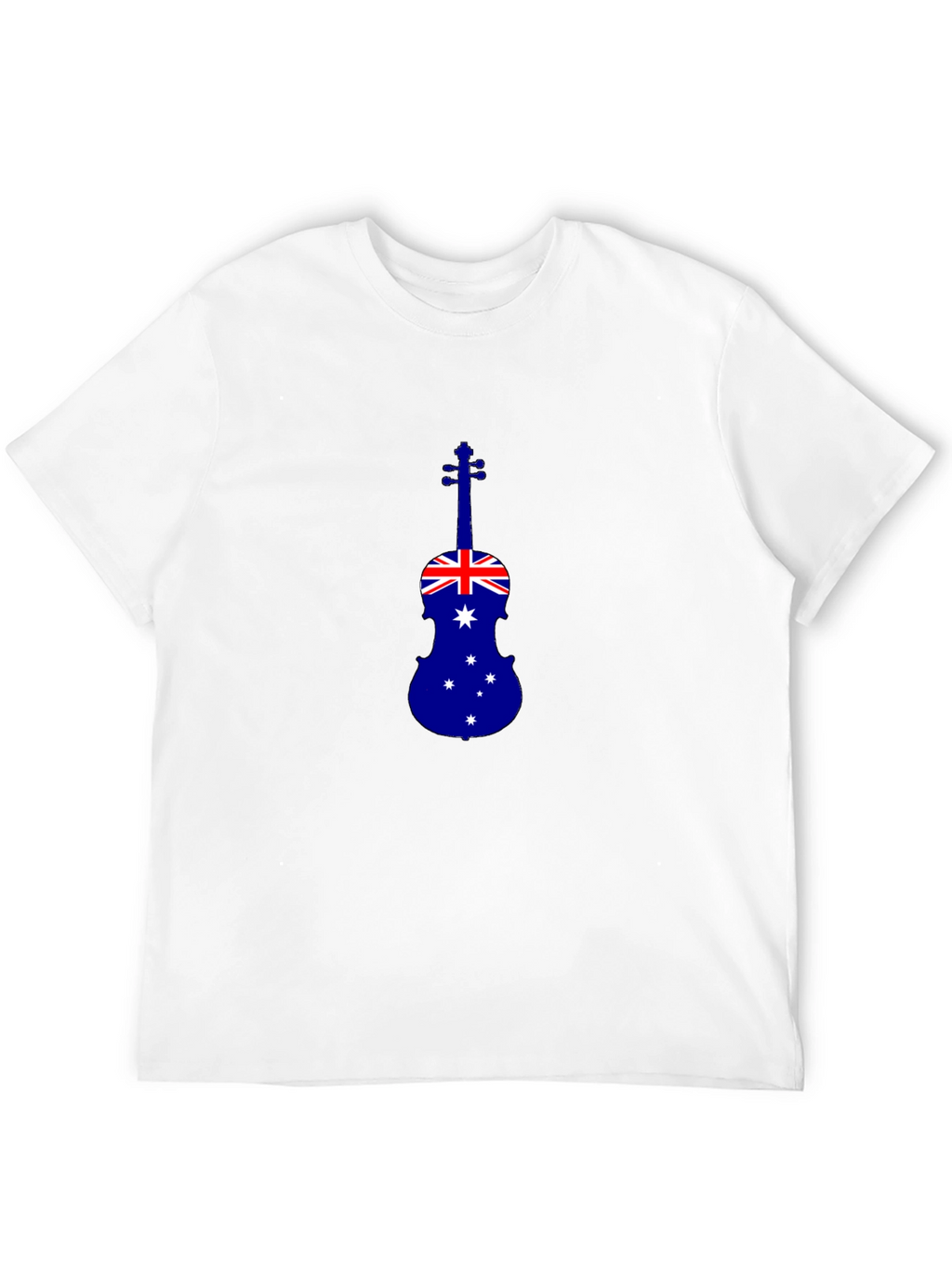 Australia Flag Violin T-Shirt