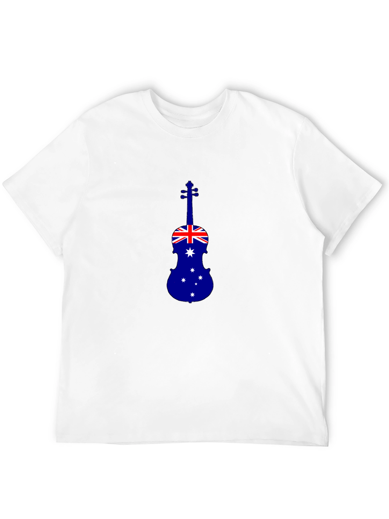 Australia Flag Violin T-Shirt