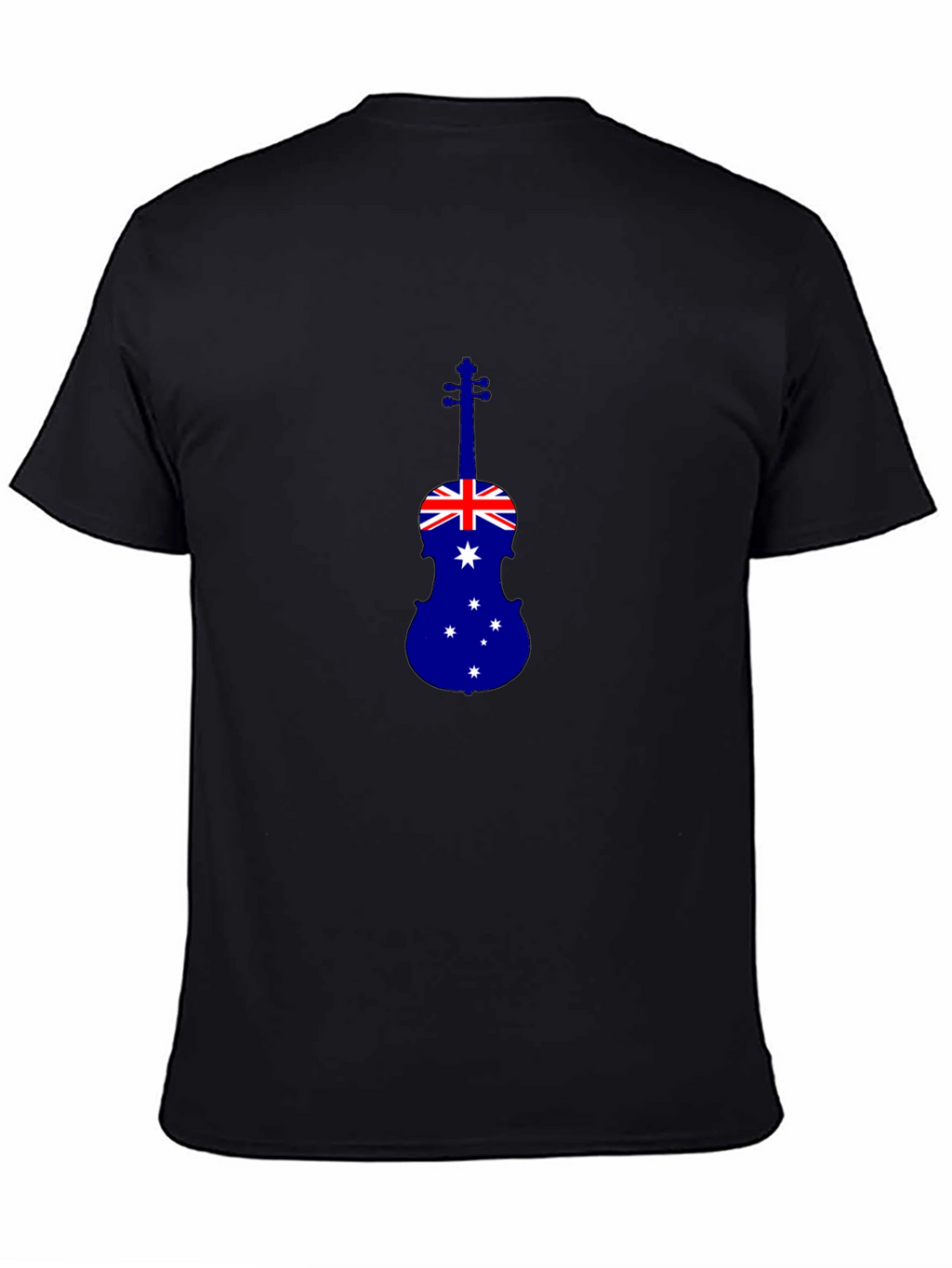 Australia Flag Violin T-Shirt