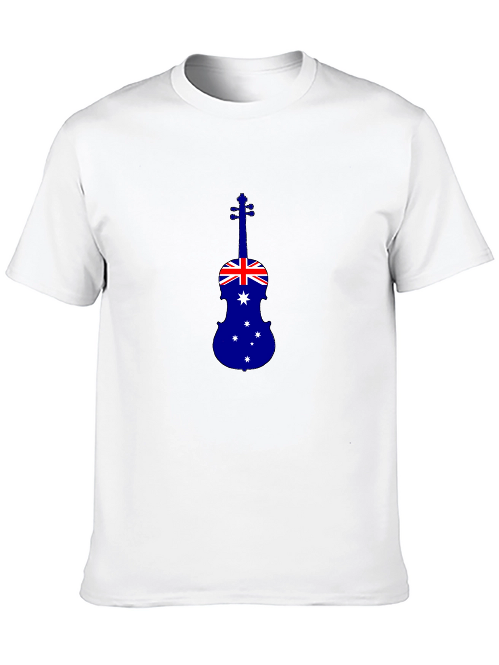 Australia Flag Violin T-Shirt