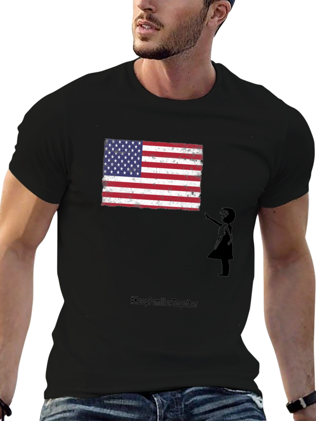 American Flag Graphic Tee #KeepFamiliesTogether