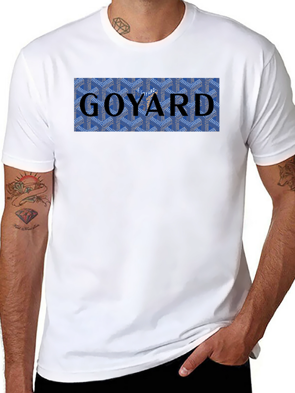 Goyard Print Black T-Shirt