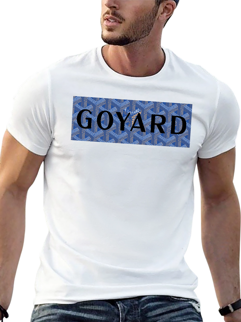 Goyard Print Black T-Shirt