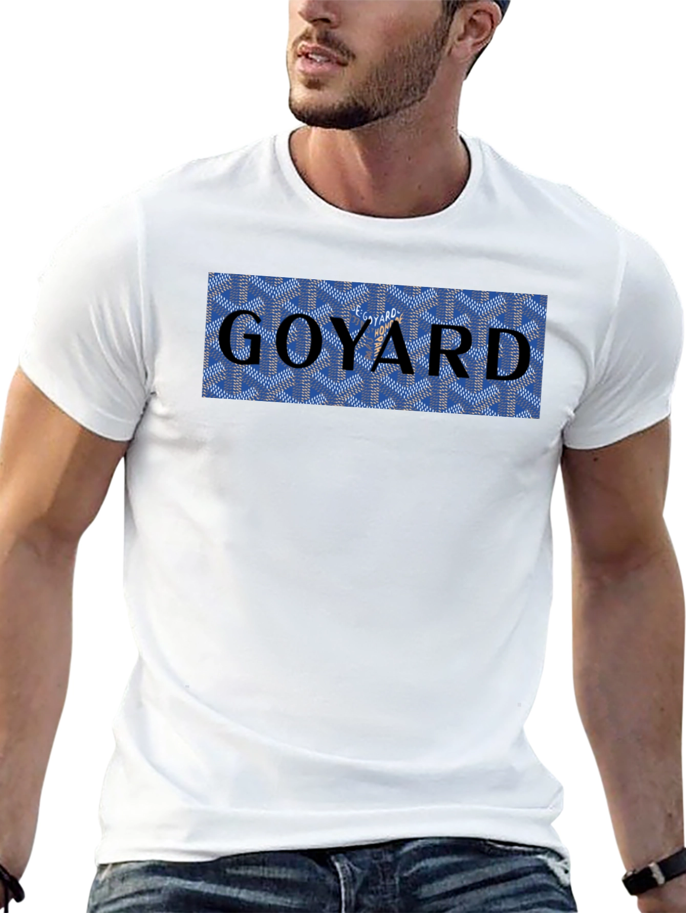 Goyard Print Black T-Shirt
