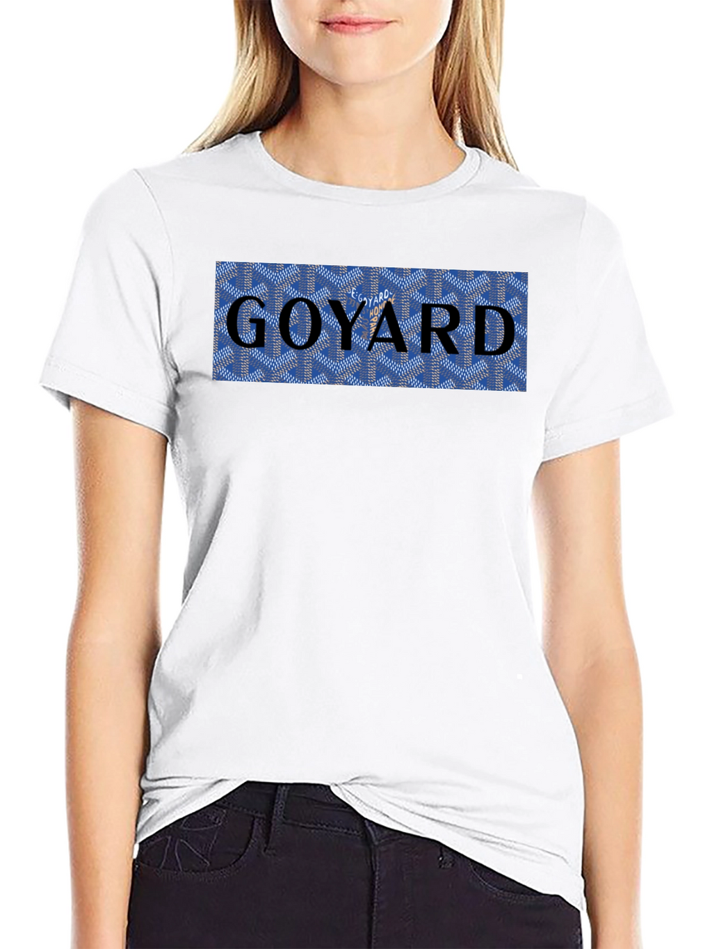 Goyard Print Black T-Shirt