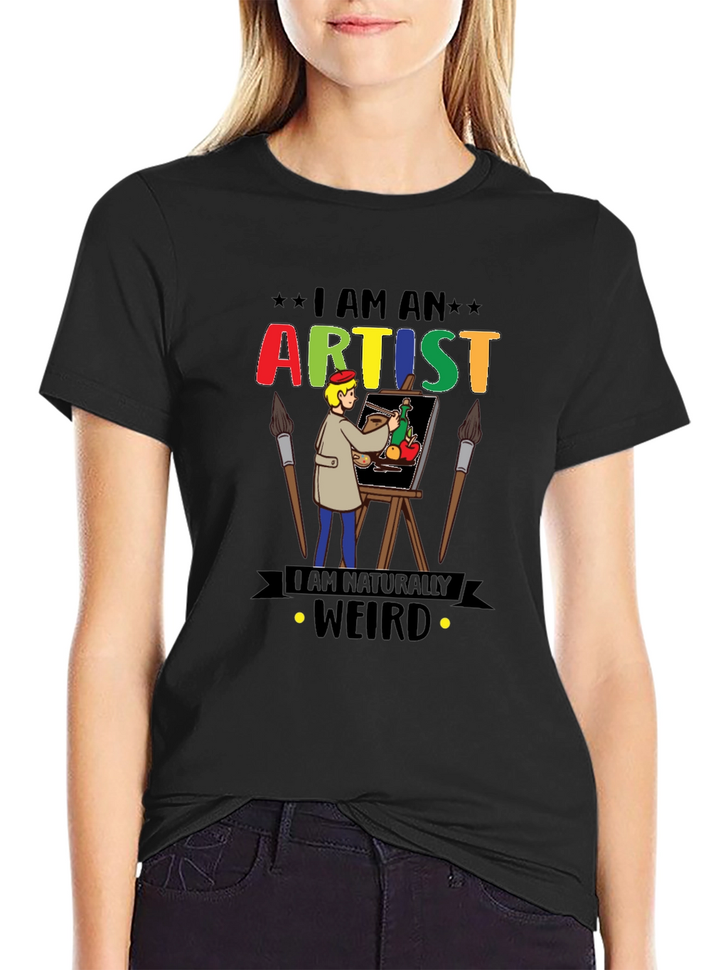 I Am An Artist Weird T-Shirt Graphic Novelty