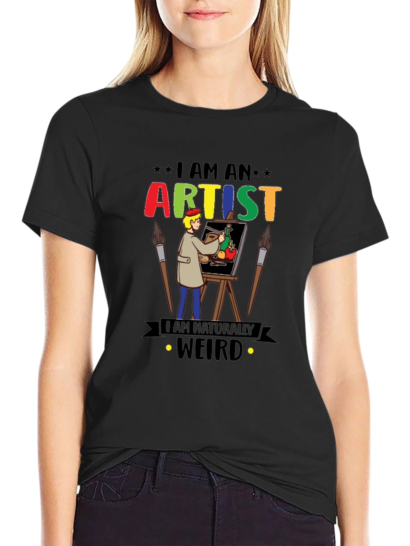 I Am An Artist Weird T-Shirt Graphic Novelty