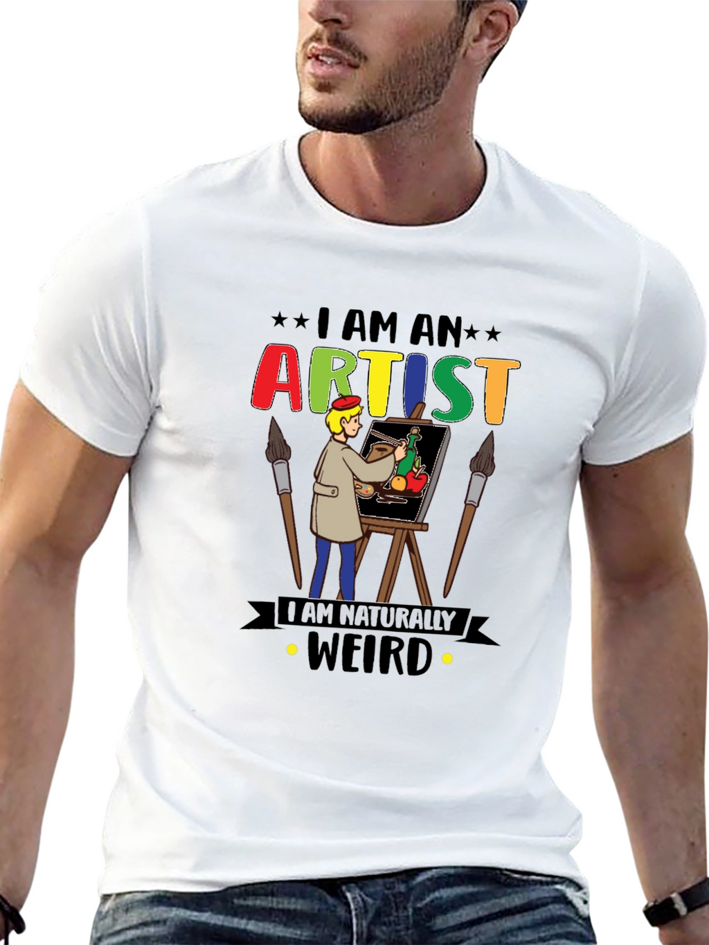 I Am An Artist Weird T-Shirt Graphic Novelty