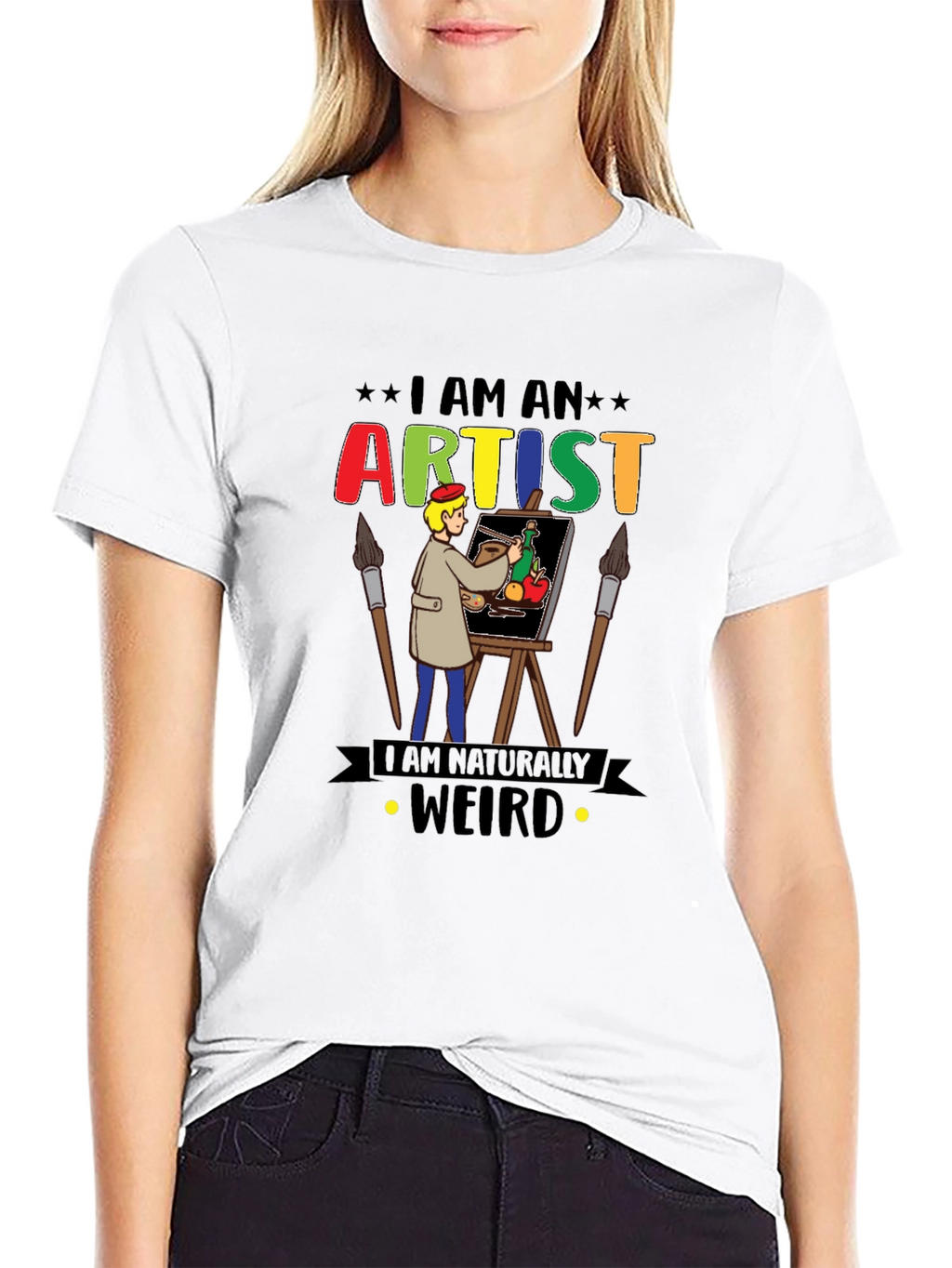 I Am An Artist Weird T-Shirt Graphic Novelty
