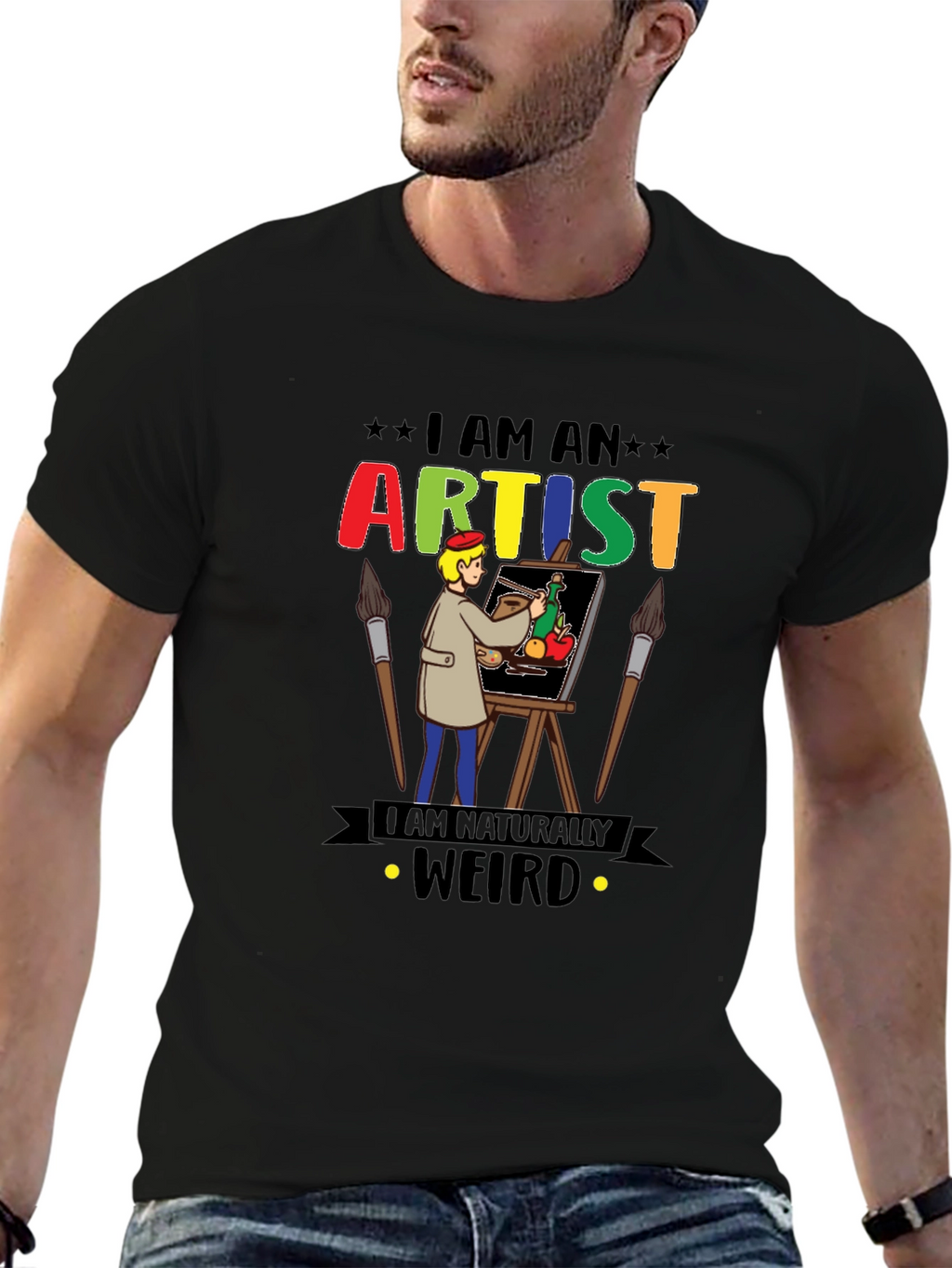I Am An Artist Weird T-Shirt Graphic Novelty