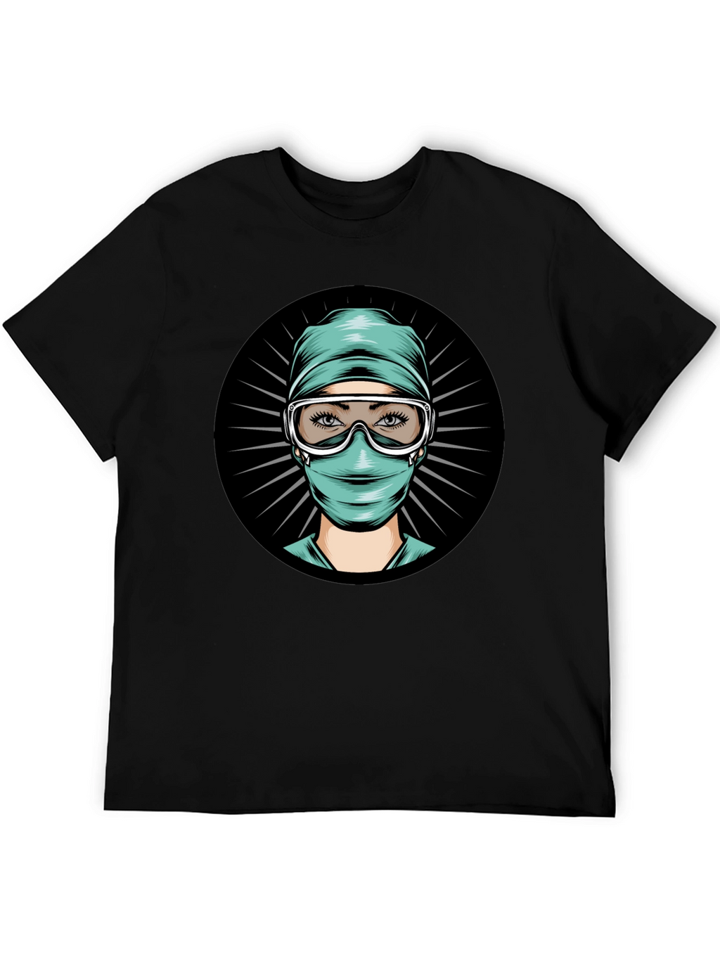 Surgeon Graphic Tee - Black Cotton Blend