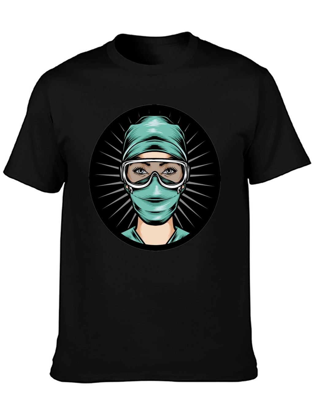 Surgeon Graphic Tee - Black Cotton Blend