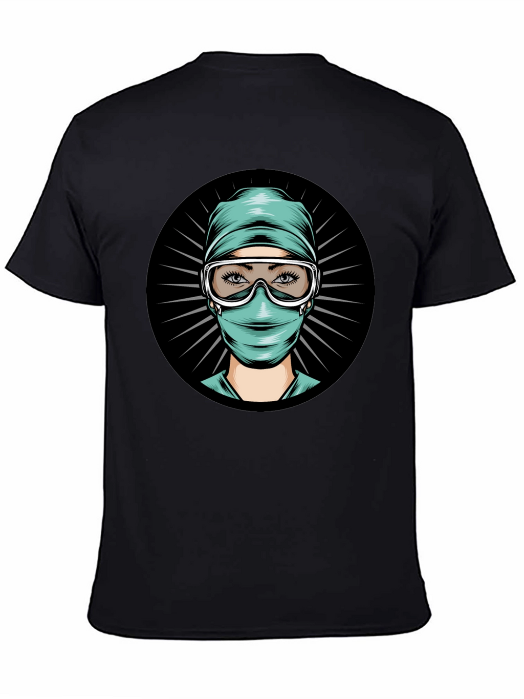 Surgeon Graphic Tee - Black Cotton Blend
