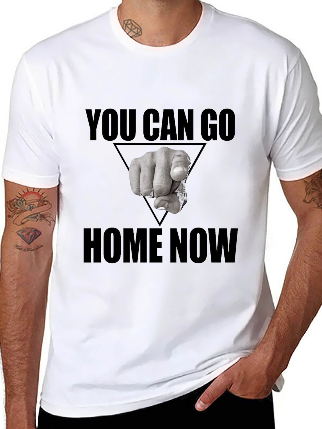 You Can Go Home Now Graphic T-Shirt