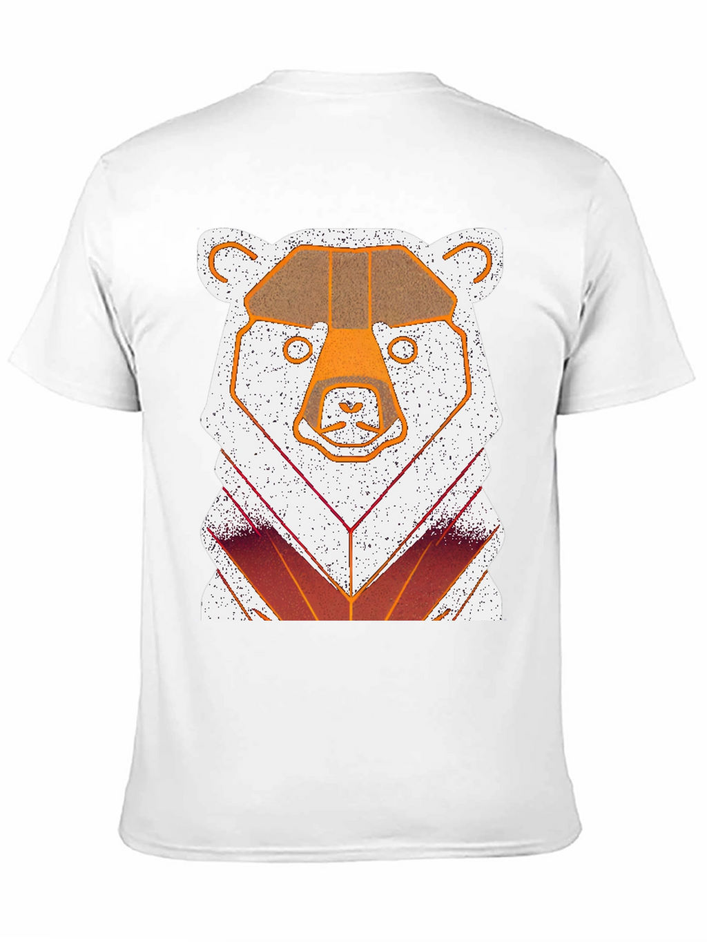 Geometric Bear Graphic T-Shirt