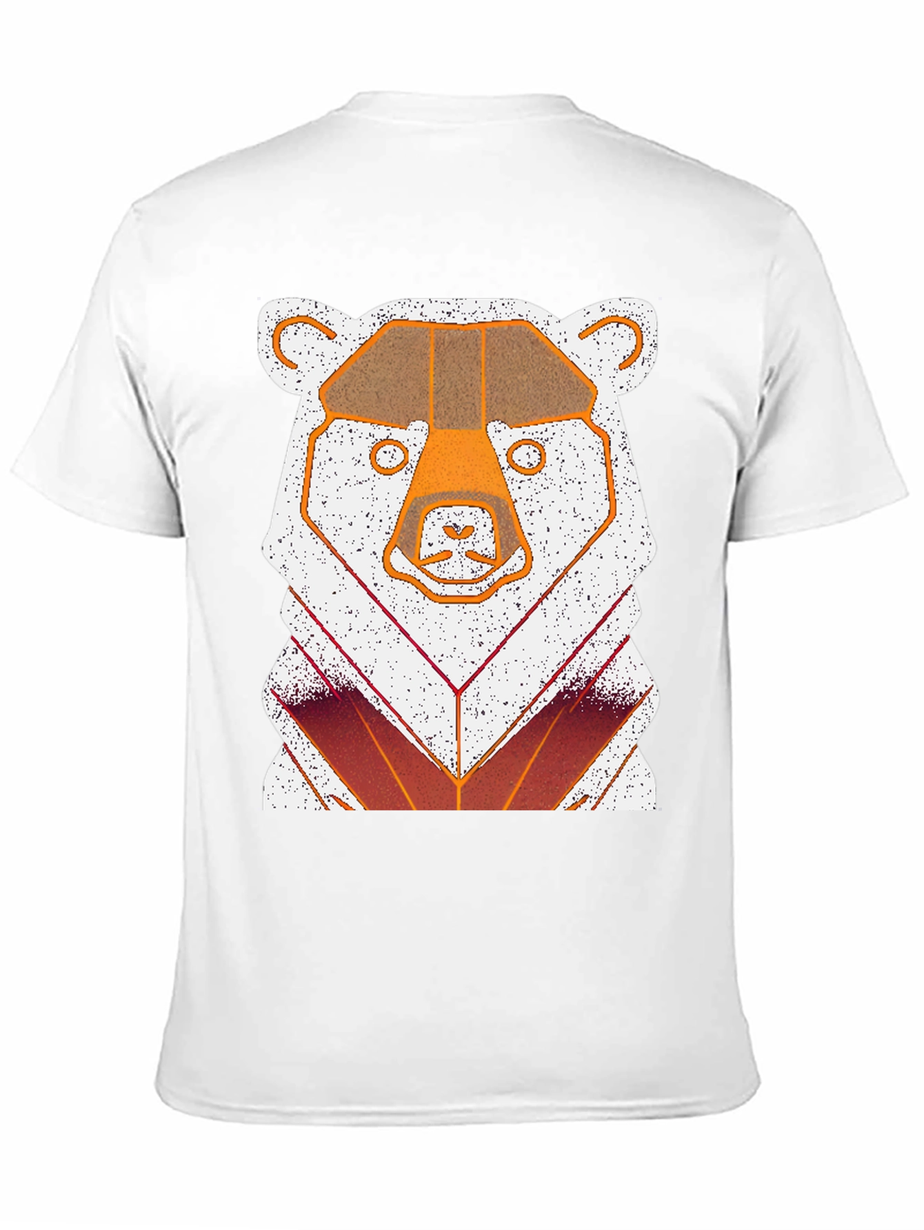 Geometric Bear Graphic T-Shirt