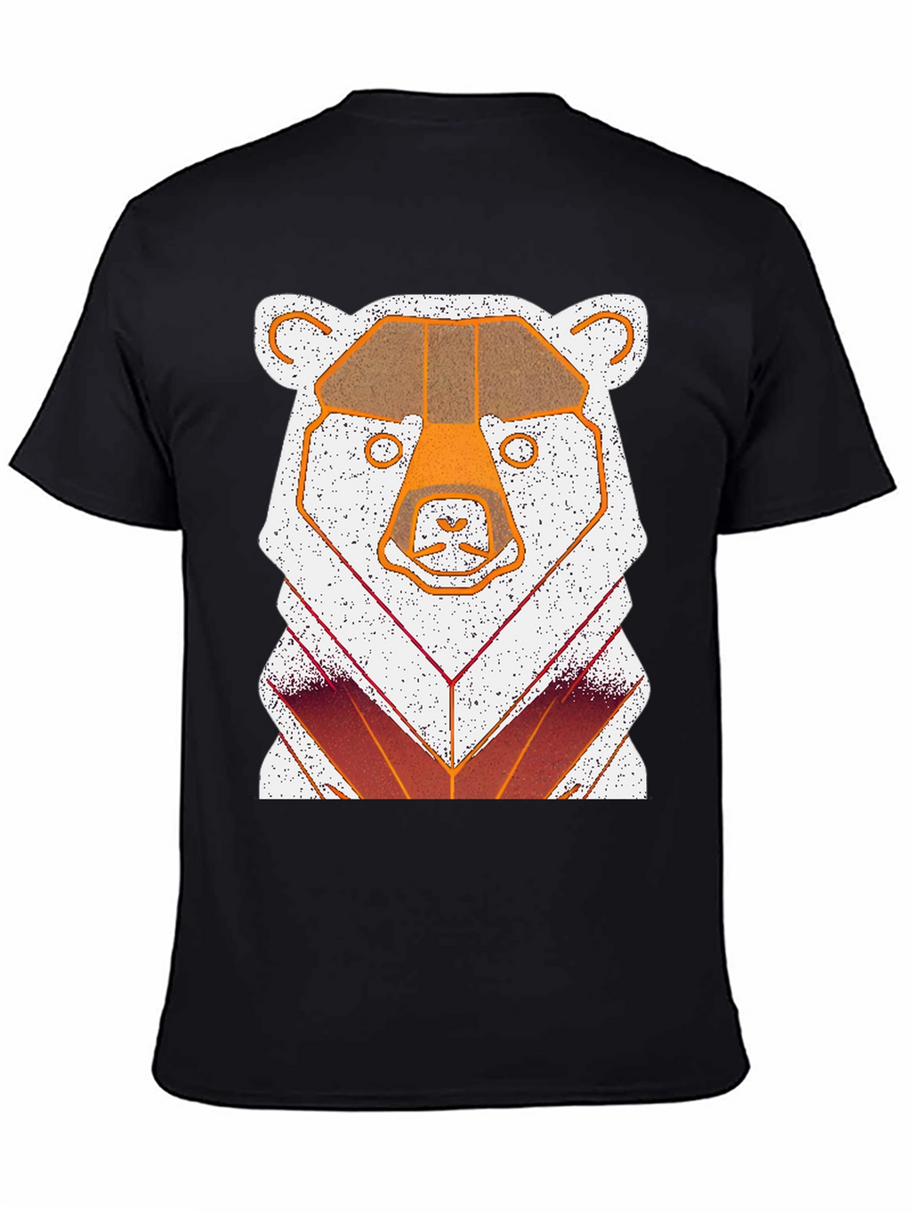 Geometric Bear Graphic T-Shirt