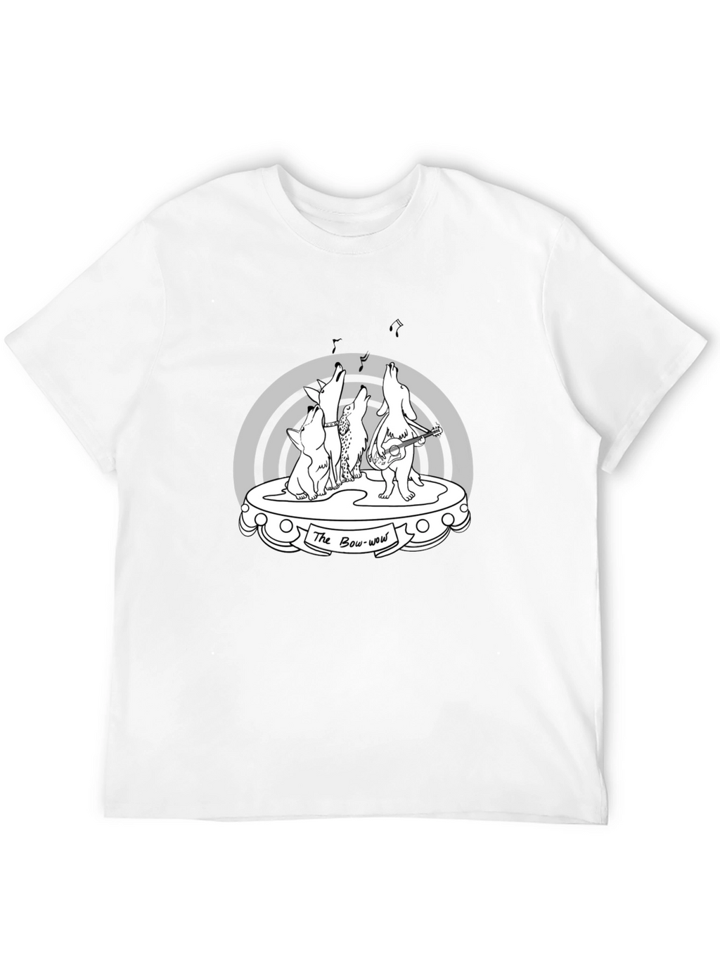 The Bow-Wow Band T-Shirt - Music Loving Dogs