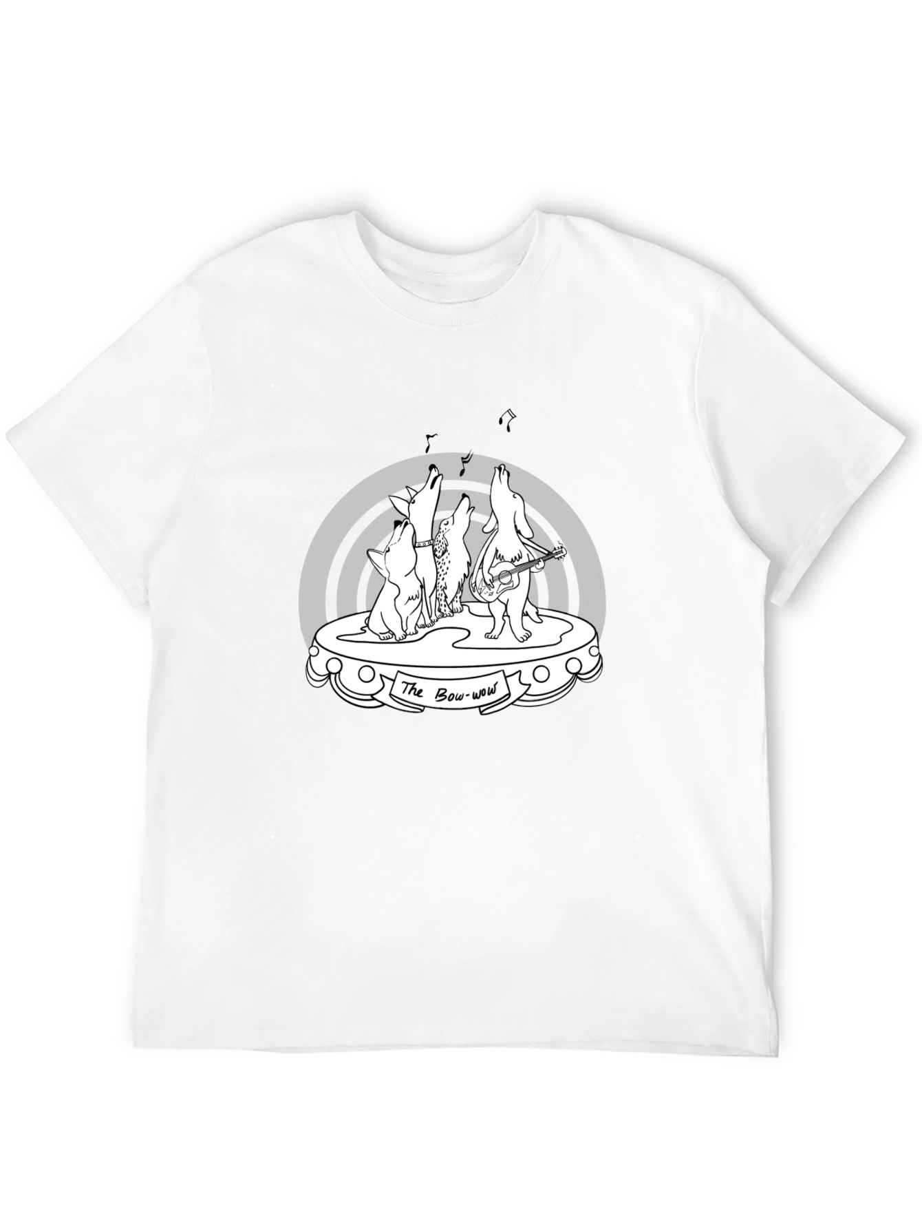 The Bow-Wow Band T-Shirt - Music Loving Dogs