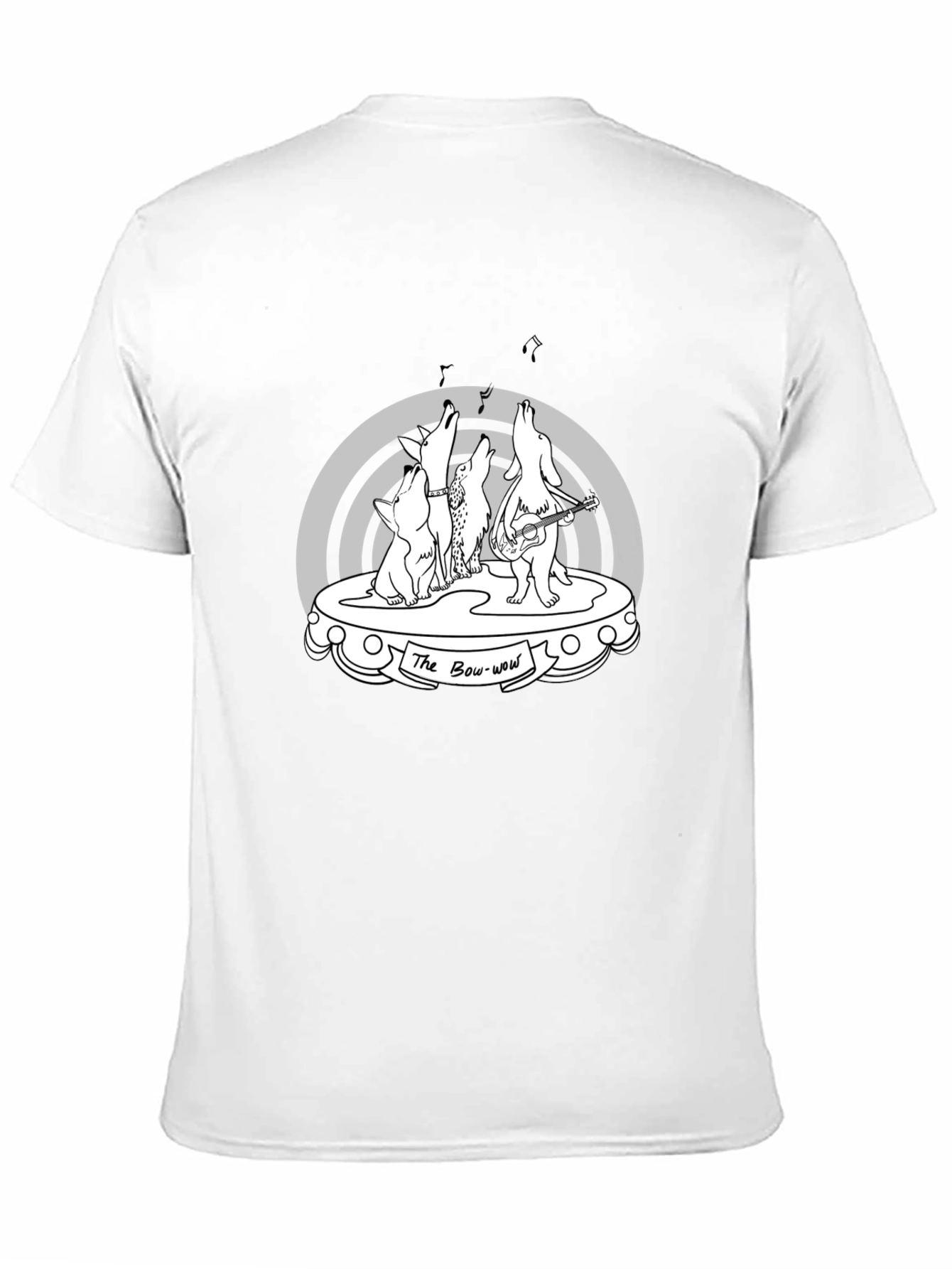 The Bow-Wow Band T-Shirt - Music Loving Dogs
