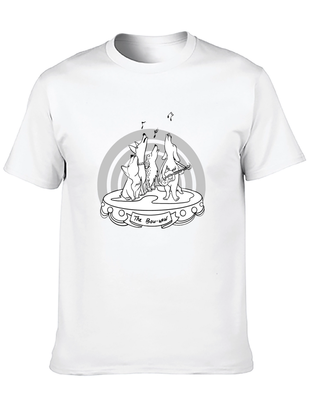 The Bow-Wow Band T-Shirt - Music Loving Dogs
