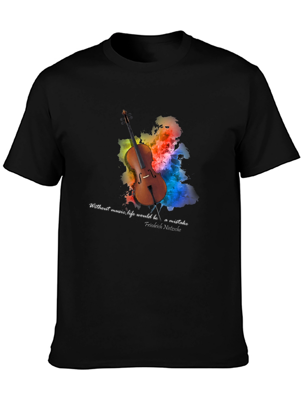 Musical Philosophy T-Shirt - Cello Design