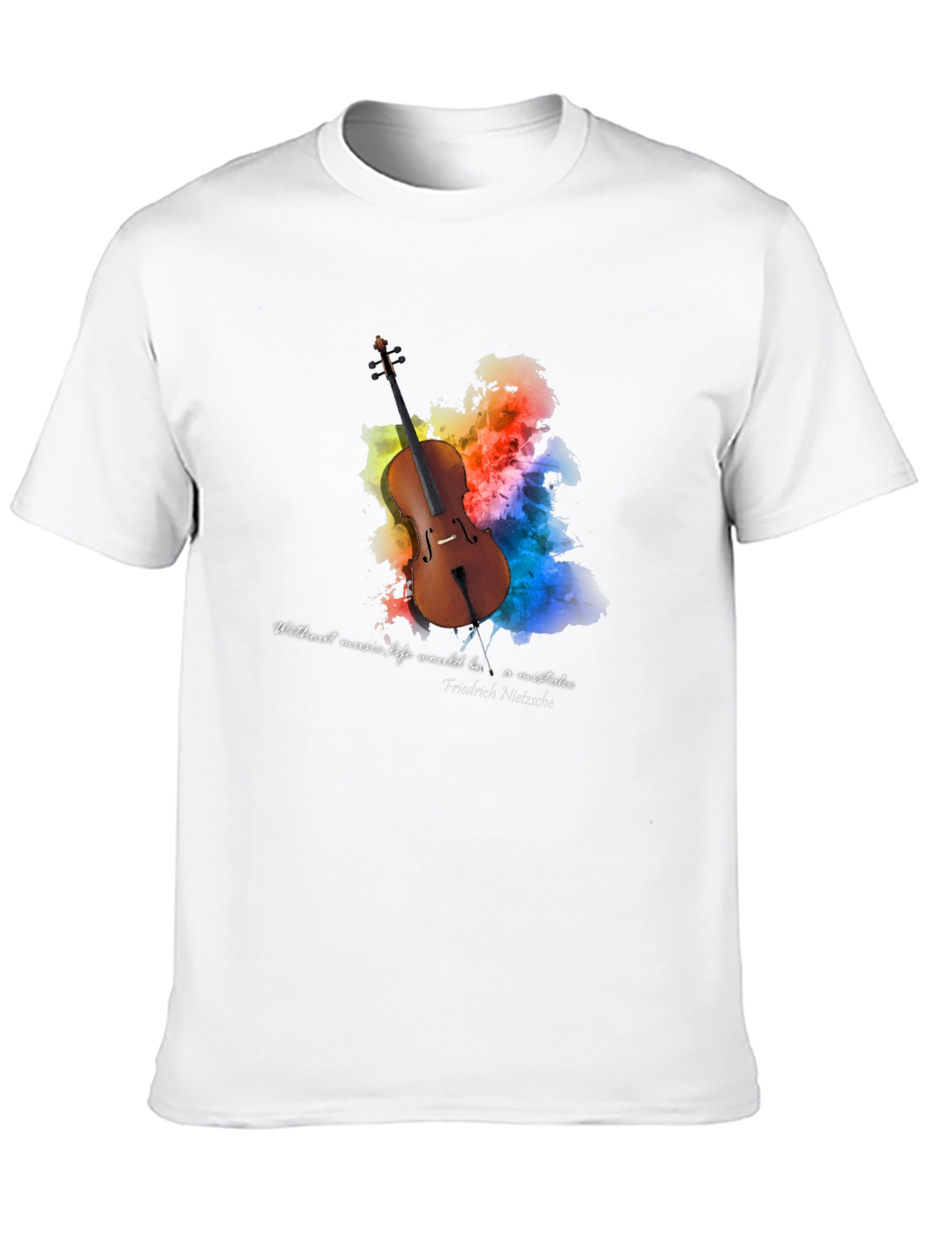 Musical Philosophy T-Shirt - Cello Design