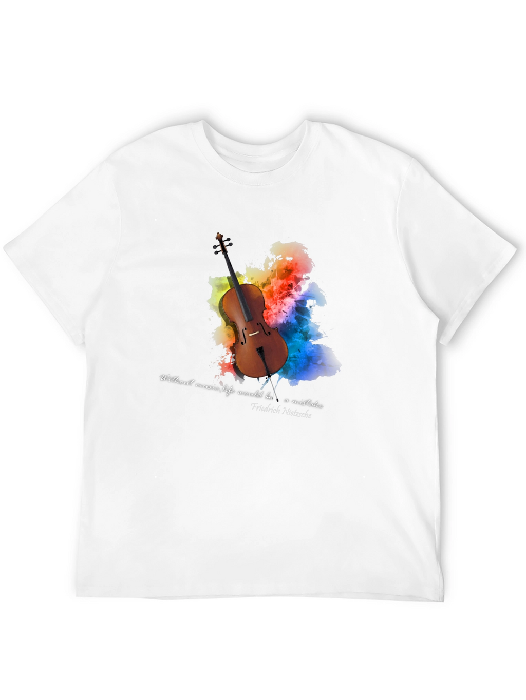 Musical Philosophy T-Shirt - Cello Design