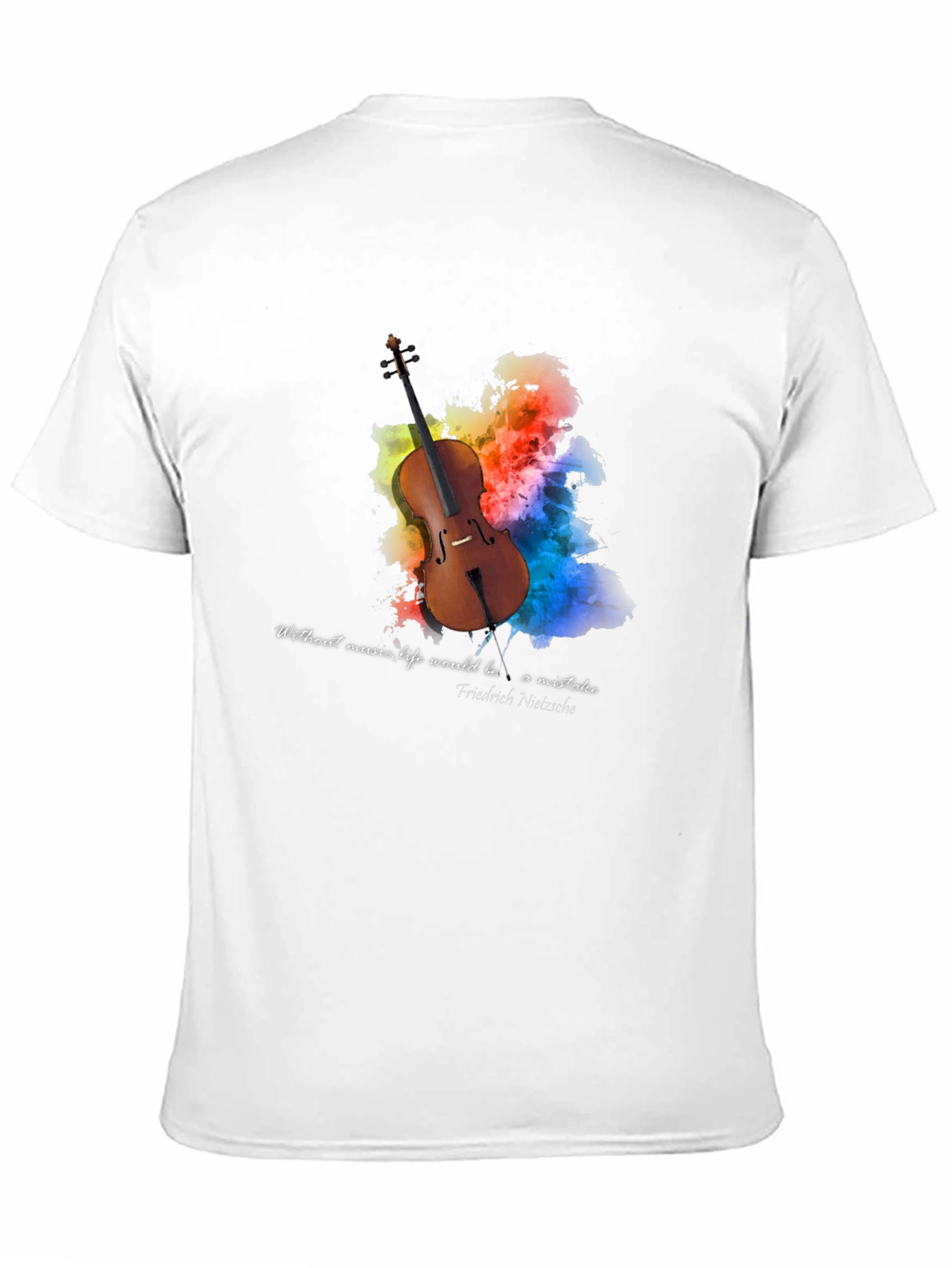 Musical Philosophy T-Shirt - Cello Design