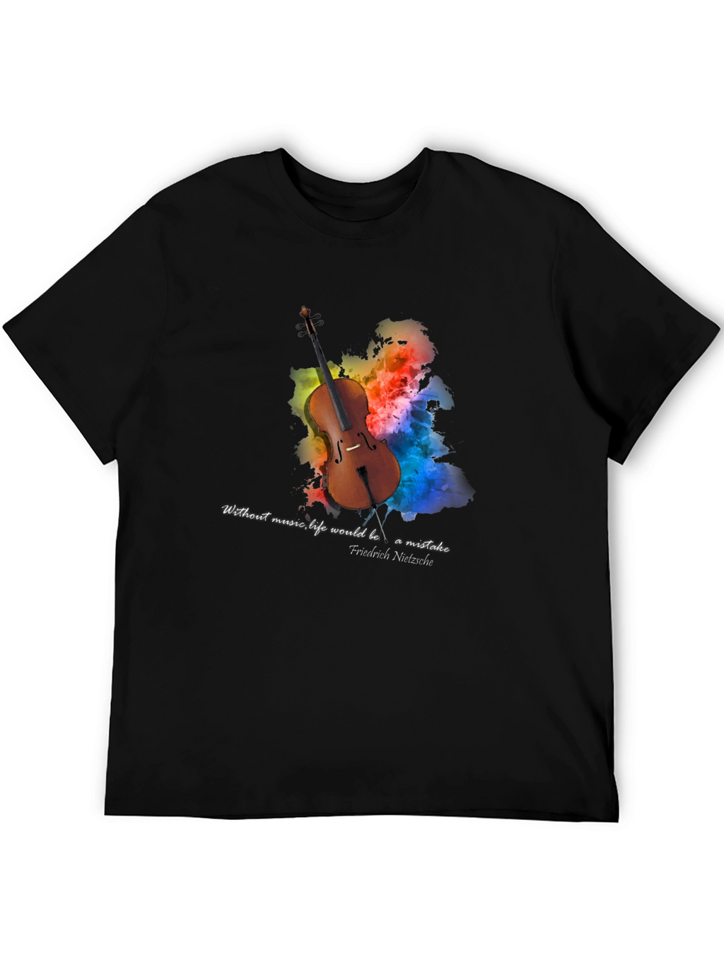 Musical Philosophy T-Shirt - Cello Design