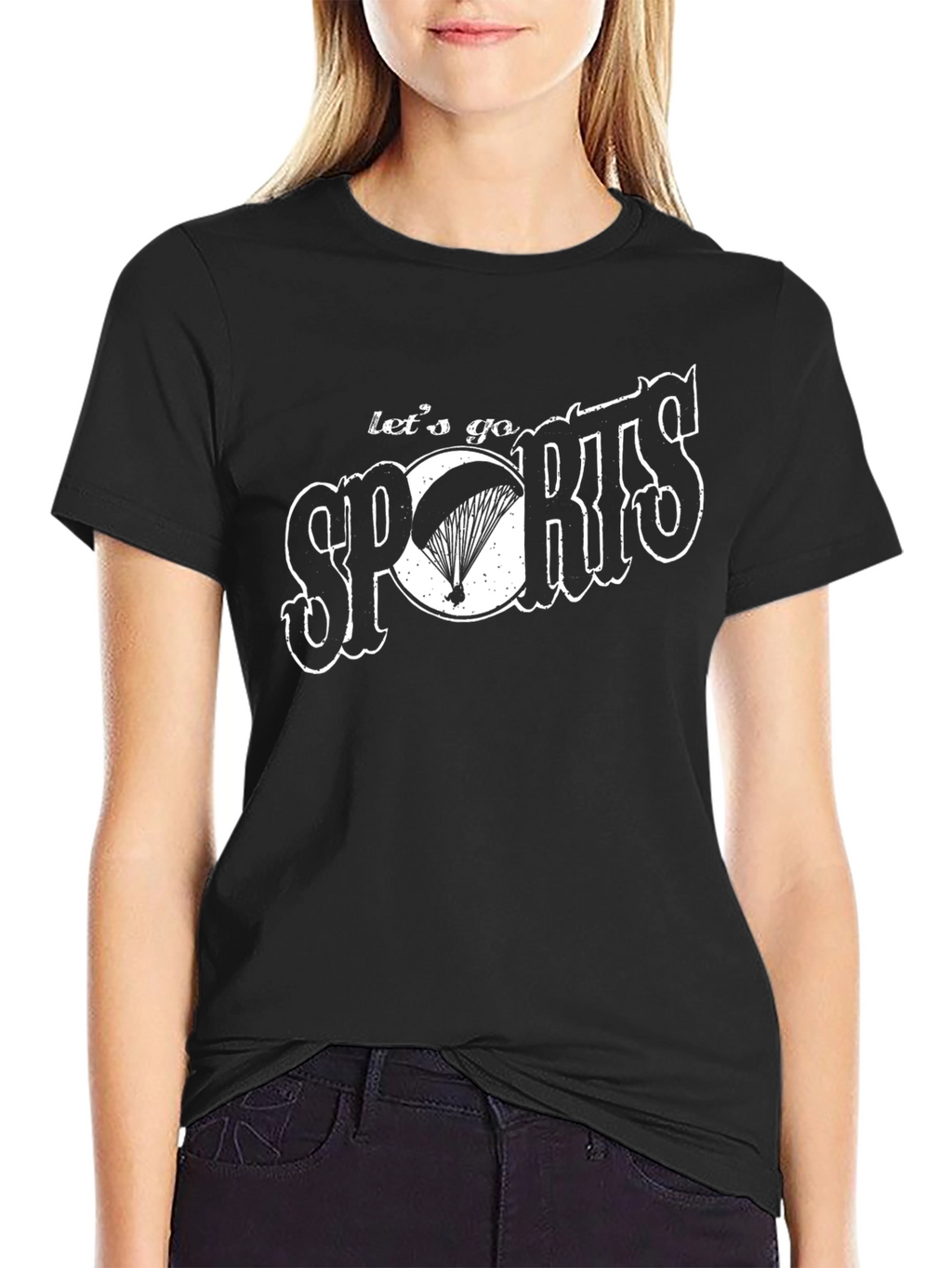 Lets Go Sports T-Shirt - Parachute Design