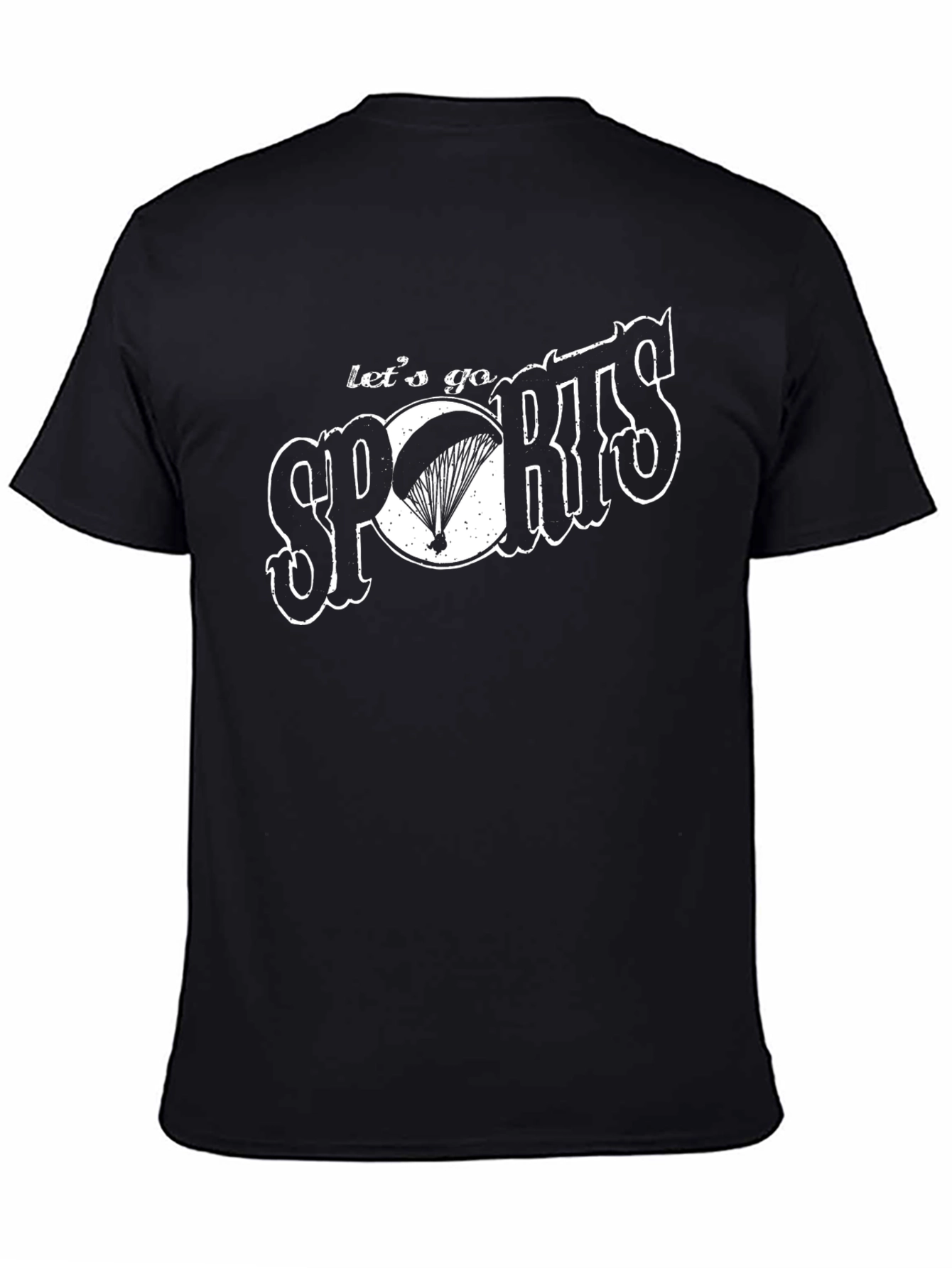 Lets Go Sports T-Shirt - Parachute Design