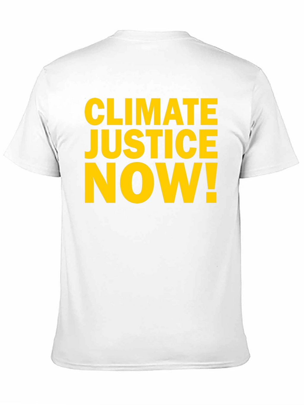Climate Justice Now T-Shirt - Bold Environmental Activism Tee
