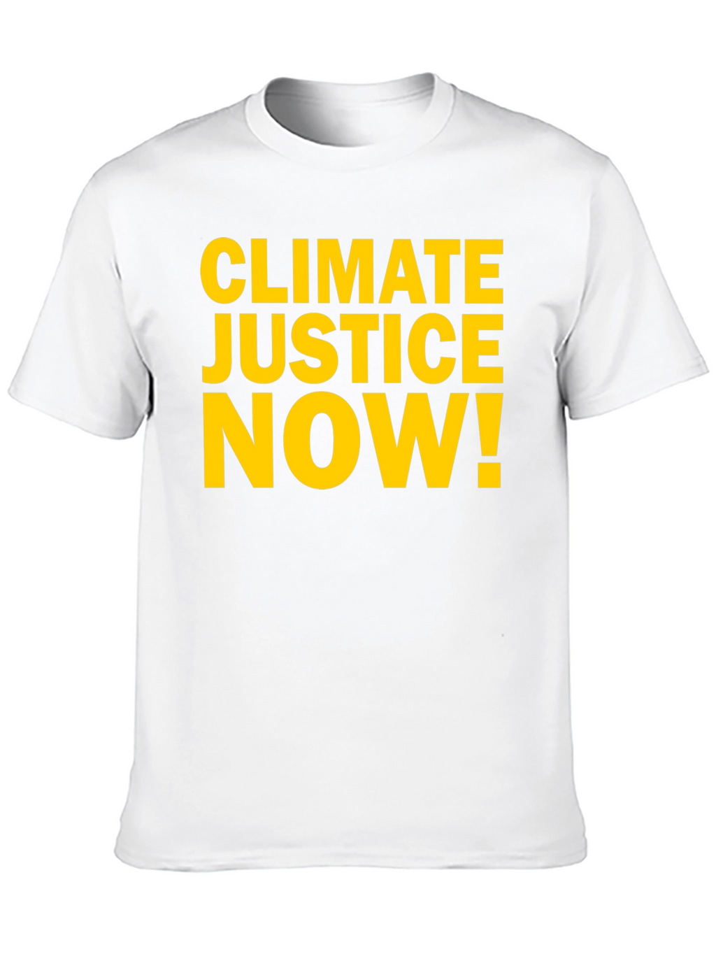Climate Justice Now T-Shirt - Bold Environmental Activism Tee