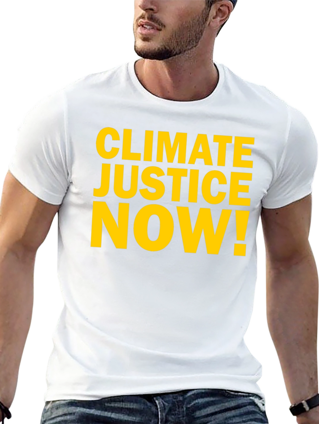 Climate Justice Now T-Shirt - Bold Environmental Activism Tee