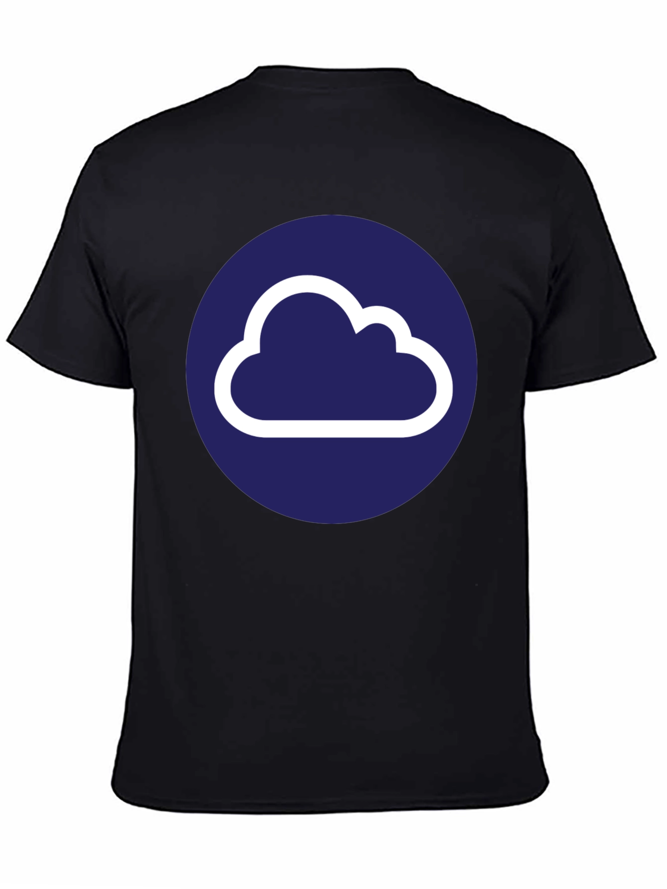 Cloud Logo Black T-Shirt