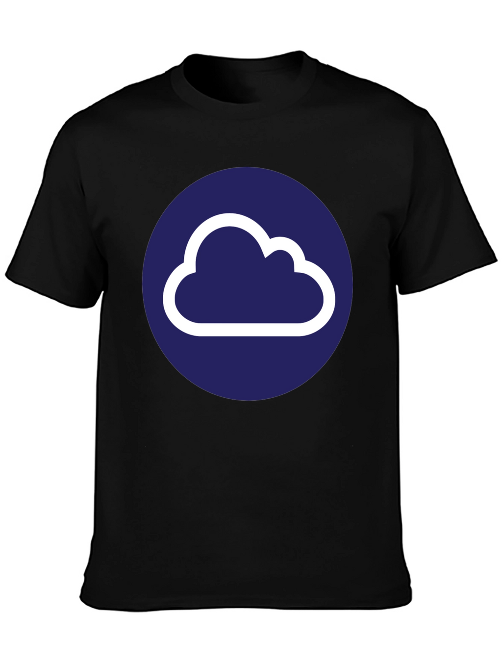 Cloud Logo Black T-Shirt