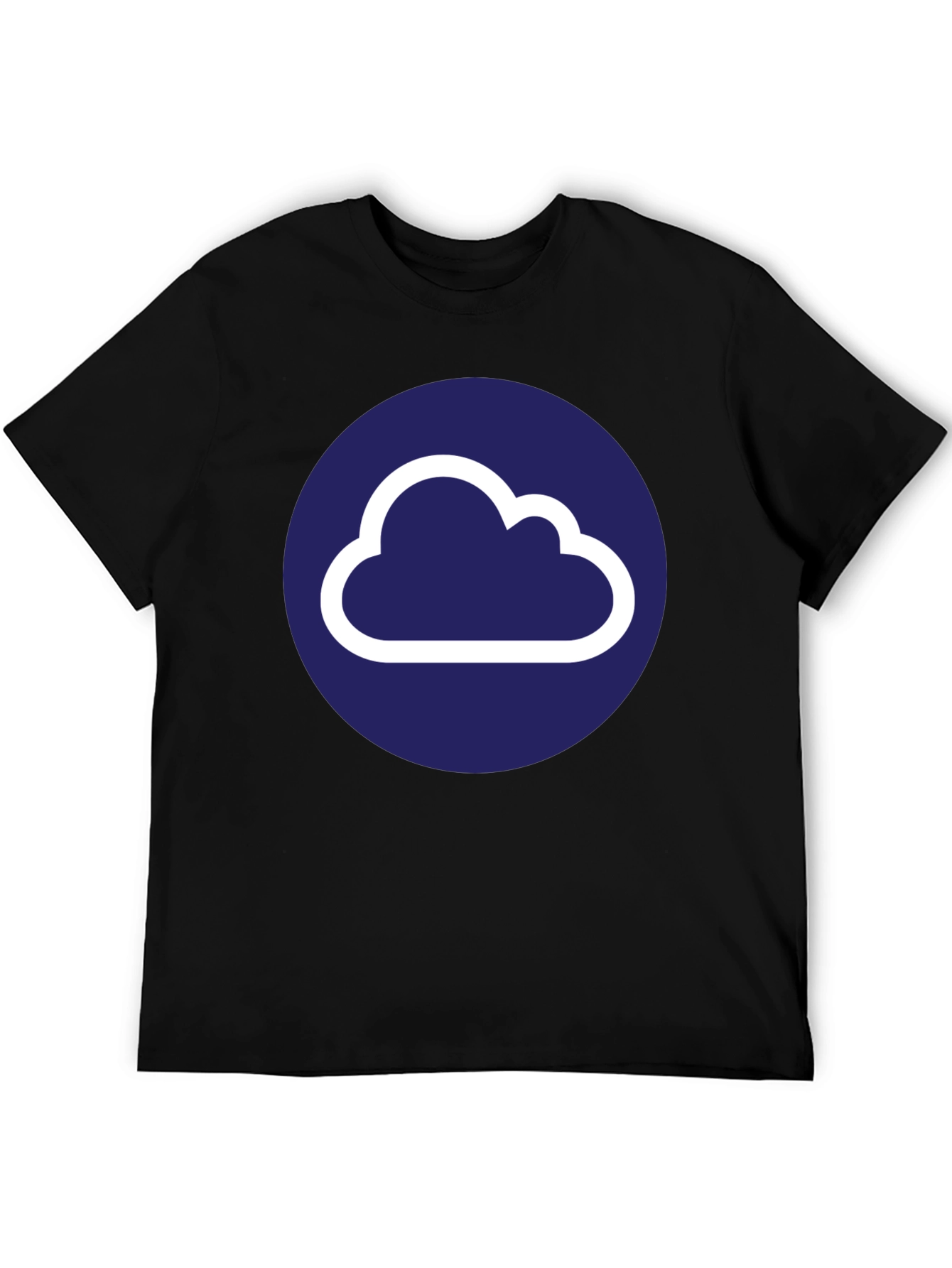 Cloud Logo Black T-Shirt