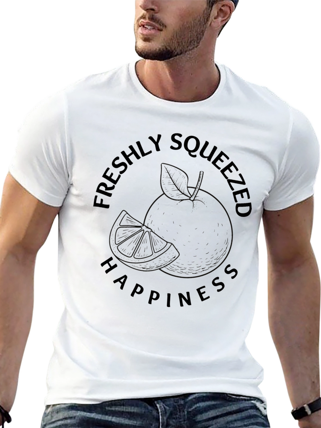 Freshly Squeezed Happiness Graphic T-Shirt