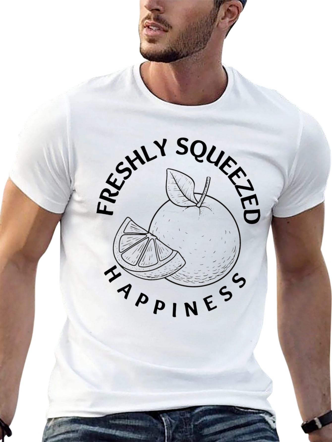 Freshly Squeezed Happiness Graphic T-Shirt