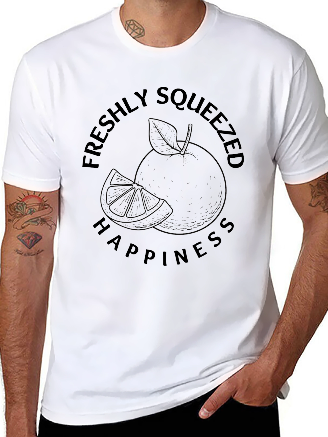 Freshly Squeezed Happiness Graphic T-Shirt