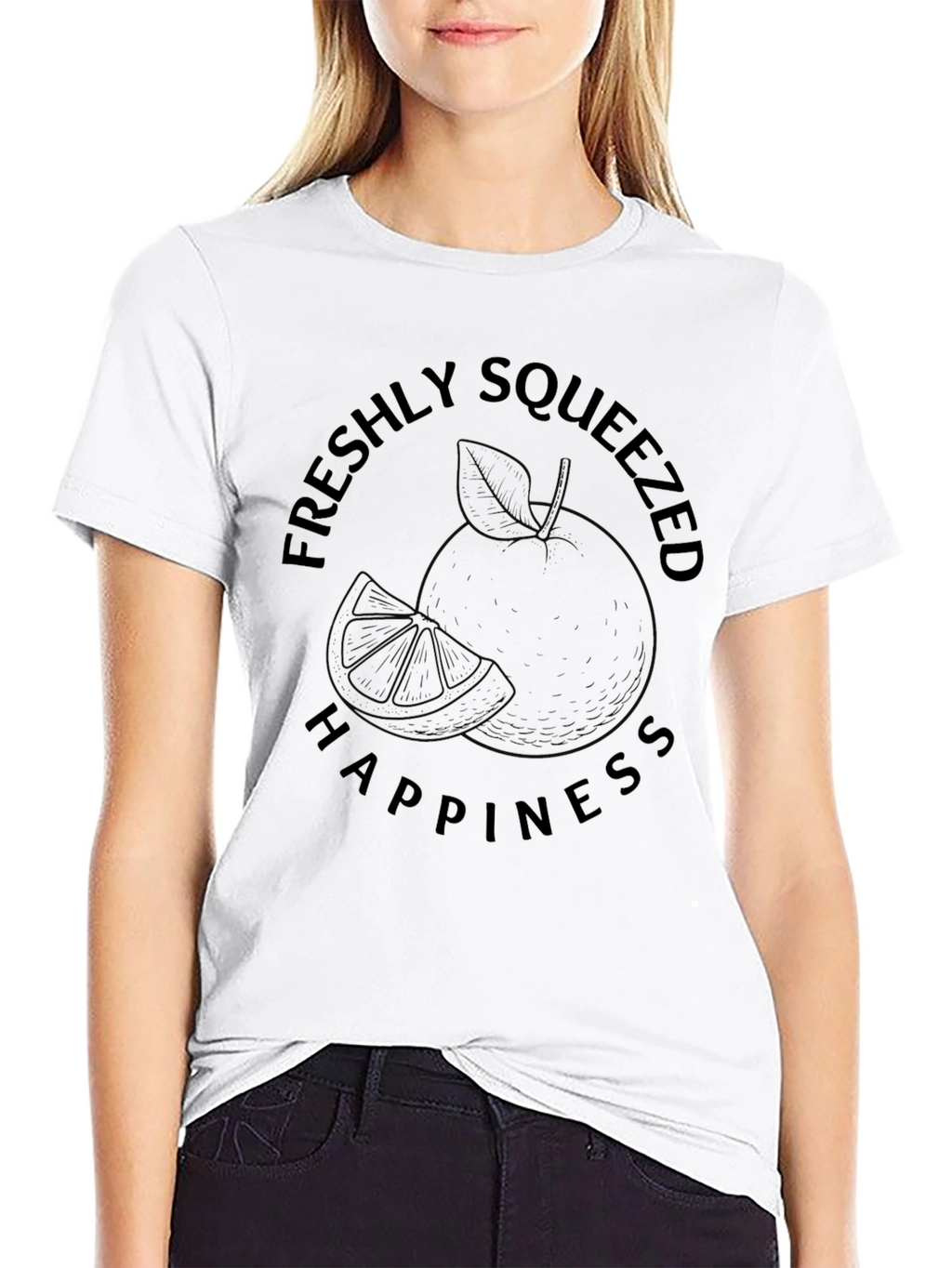 Freshly Squeezed Happiness Graphic T-Shirt