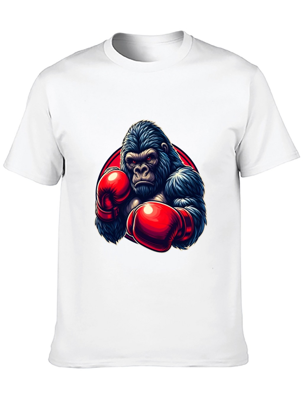 Gorilla Boxer Graphic T-Shirt - Black