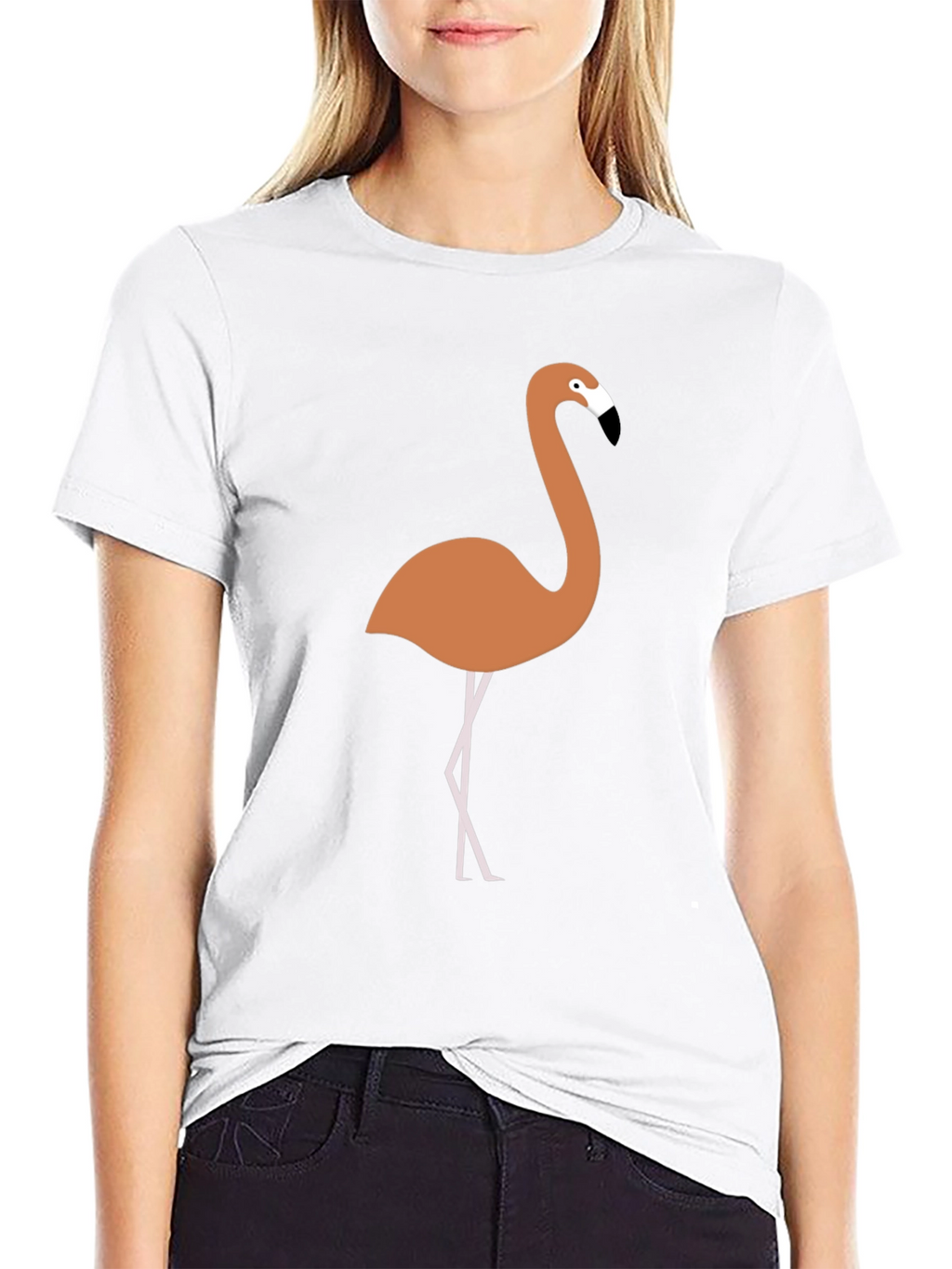 Flamingo Graphic Tee - Mens Black T-Shirt