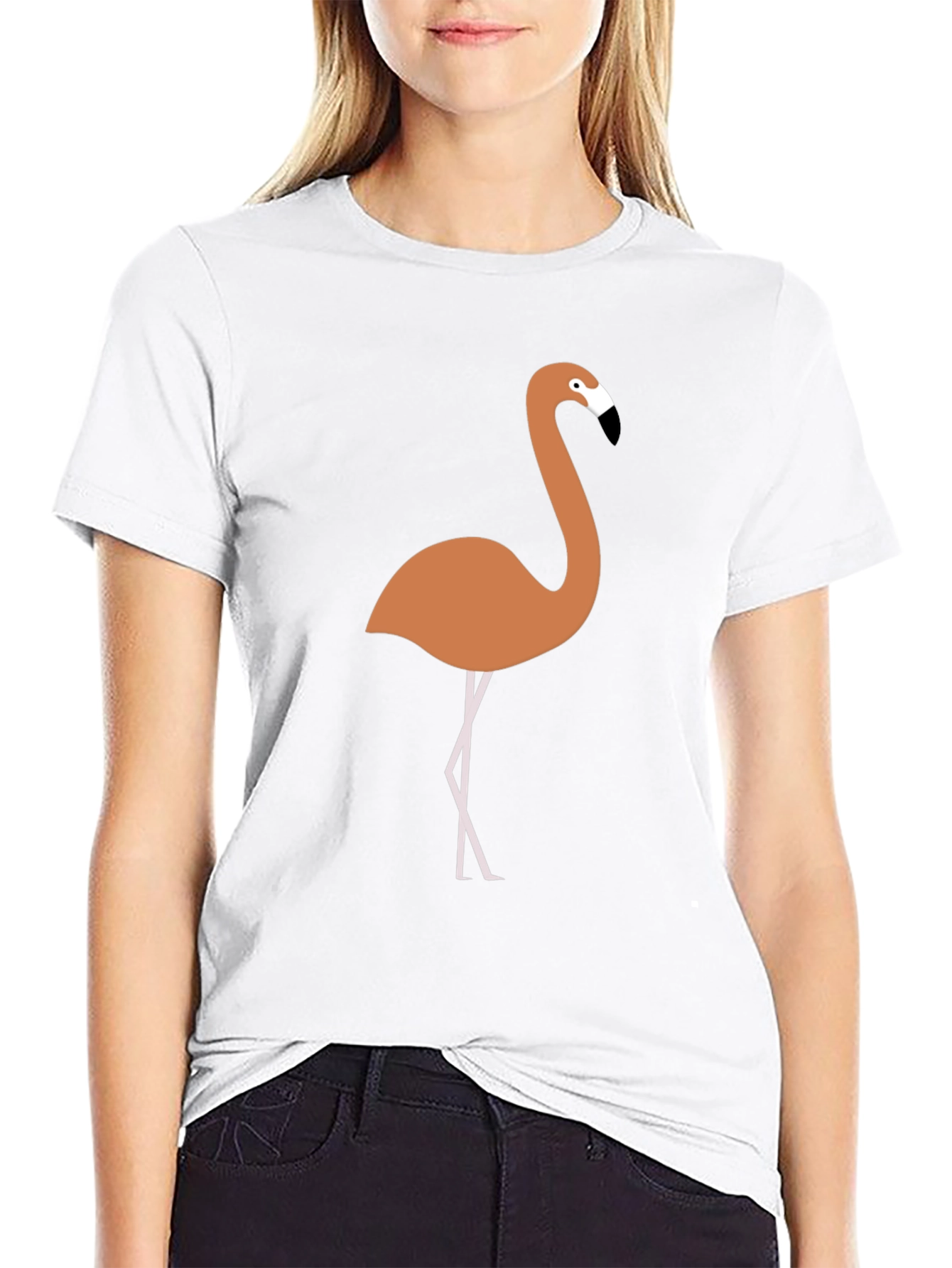 Flamingo Graphic Tee - Mens Black T-Shirt