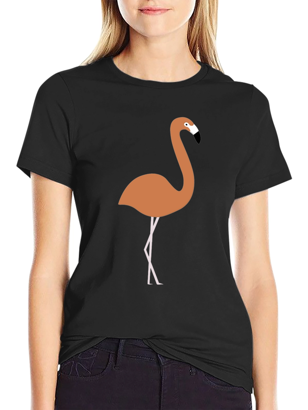 Flamingo Graphic Tee - Mens Black T-Shirt