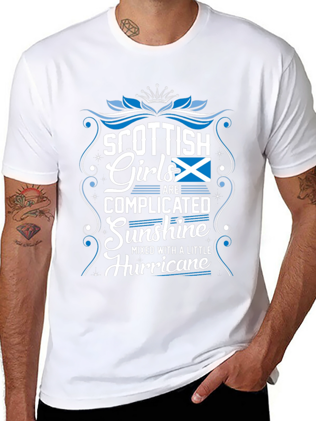Scottish Girls T-Shirt - Complicated Sunshine Hurricane