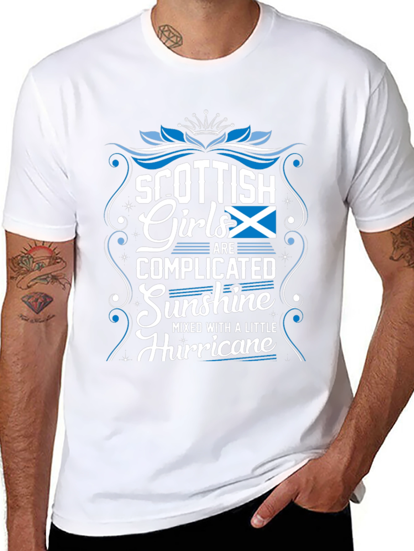 Scottish Girls T-Shirt - Complicated Sunshine Hurricane